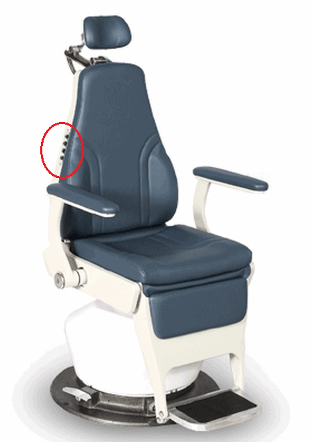Meditech ENT-1211 Кресло с дублирующим управлением на спинке Meditech ENT-1211